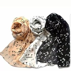 New Chiffon Scarfs Musical Notes ❤ Teacher Gifts